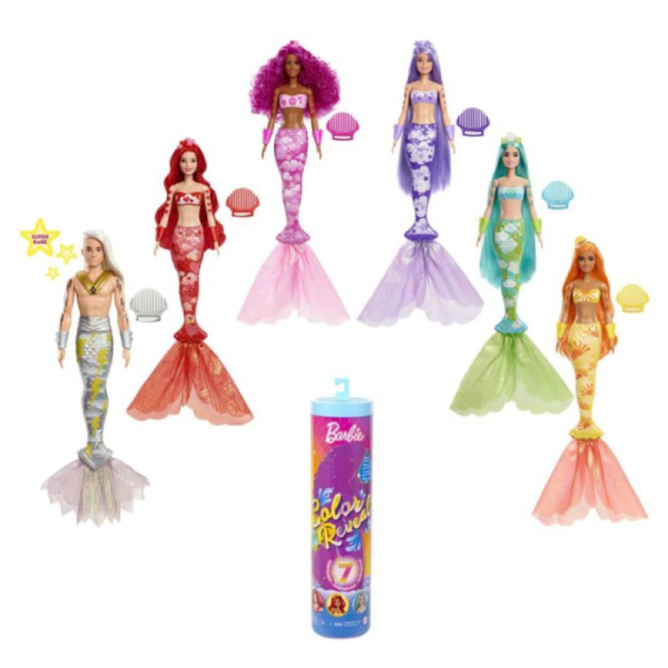 

Jual Boneka Mattel Barbie Rainbow Mermaids Surprise Color Reveal Doll Diskon