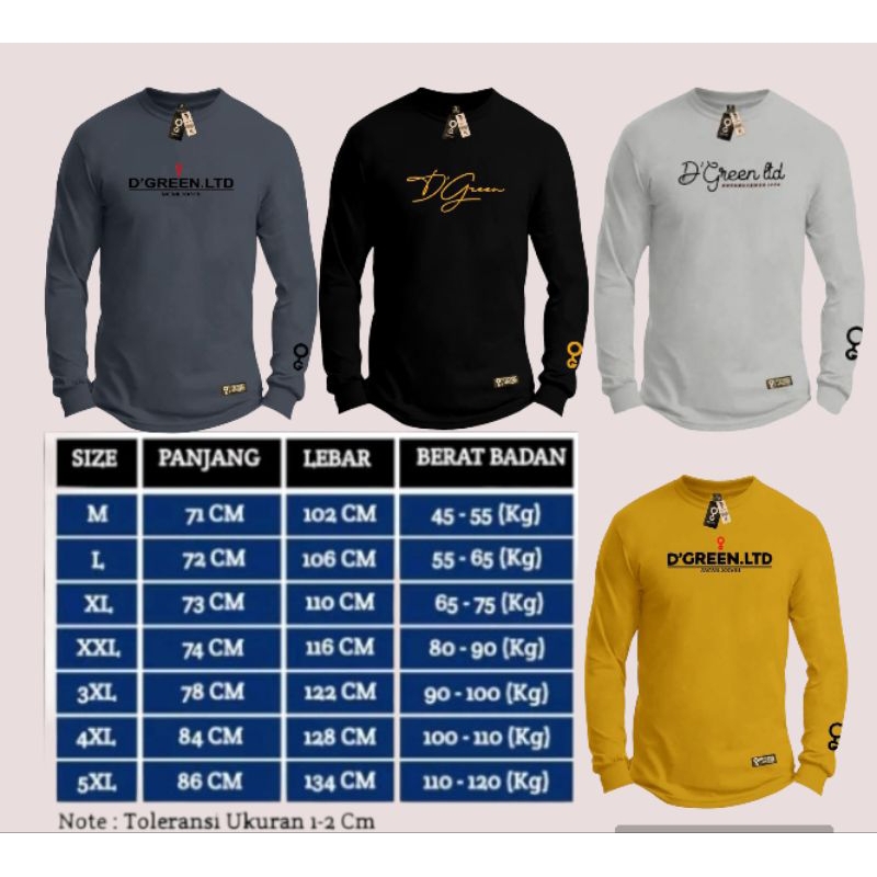 Kaos Lengan Panjang Distro Casual/Kaos Distro Terpopuler Lengan Panjang/Baju Kaos Distro