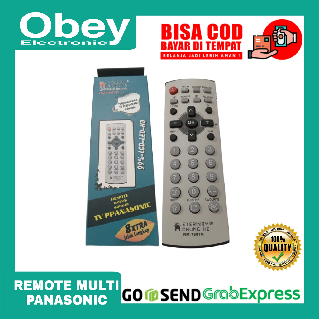 remot remote tv tabung panasonic siap Pakai