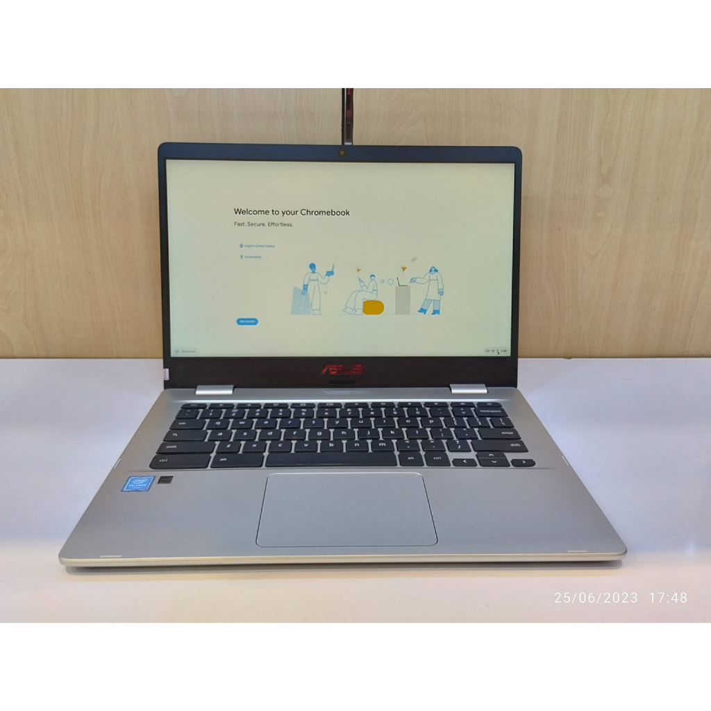 Laptop slim Asus Chromebook C424MA Intel N4020 RAM 4GB 256GB Full HD 14 Chrome OS