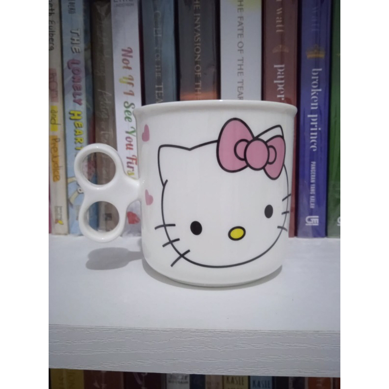 [Alat Rumah Tangga] [New/Baru/Segel] Mug Gelas Unik Lucu Karakter Hello Kitty Keramik Murah Sale Obr