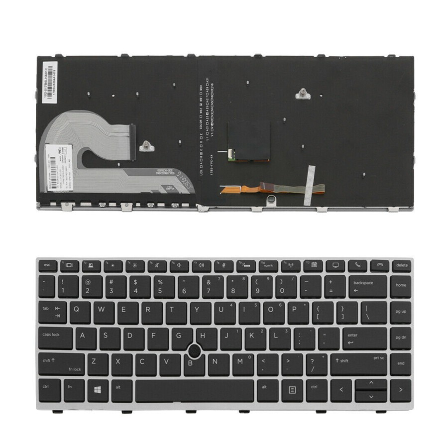 Keyboard Laptop HP EliteBook 840 G5, 846 G5, 745 G5 Backlight + Pointer