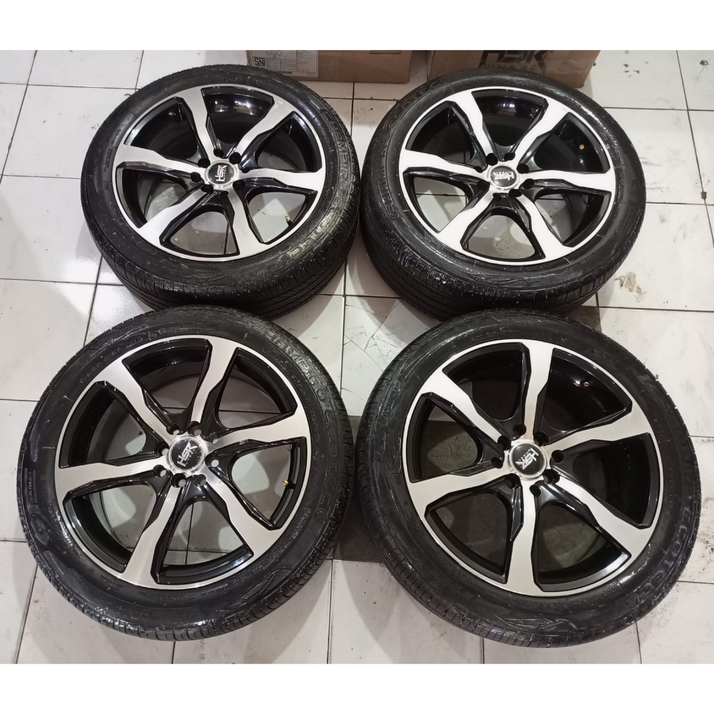 VELG MOBIL SECOND HSR TULEHU RING 17 LEBAR 7,5 PCD 8X100/114,3 + BAN 205 50 R17