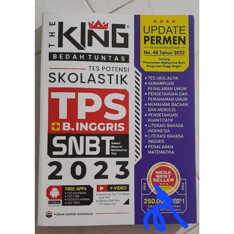 The king snbt/utbk tps 2023 preloved but like new