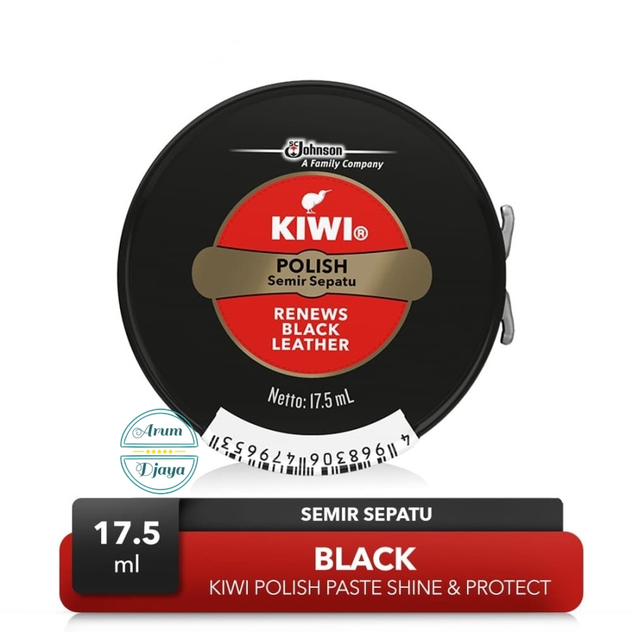 Kiwi Semir Sepatu Hitam Kiwi Paste SP Shoe Polish Semir Sepatu Black 17.5mL x5