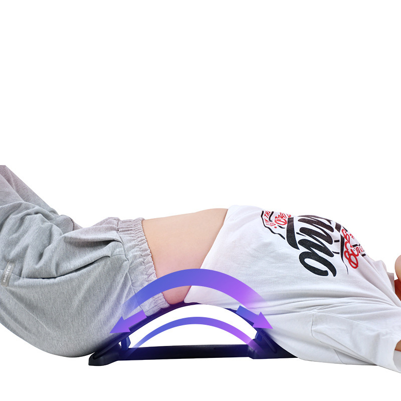 [COD] KKHealthy Alat Terapi Punggung Lumbar Spinal Support Waist Relax - D869 - Black/Blue