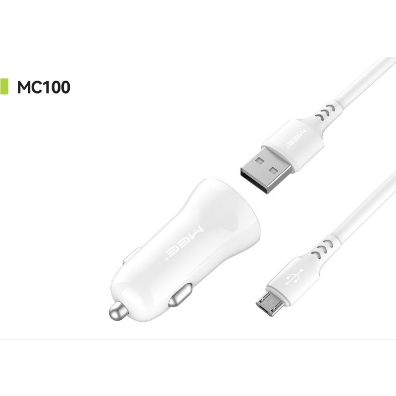 Foomee Mee+ MC100-M Car Charger Fast Charging 3.1A with Micro USB Cable