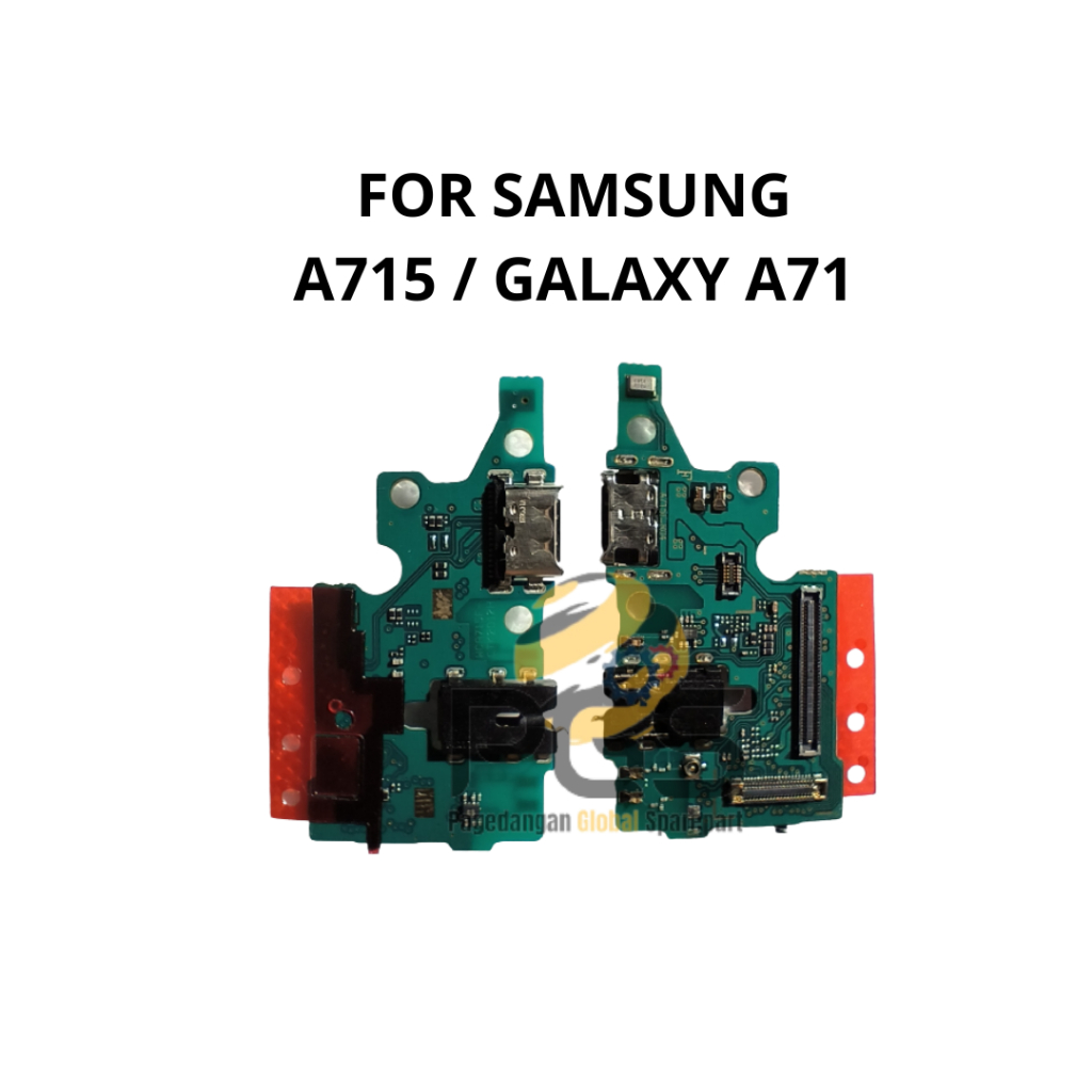 Papan pcb cas / charger Samsung A715 / Galaxy A71 ori