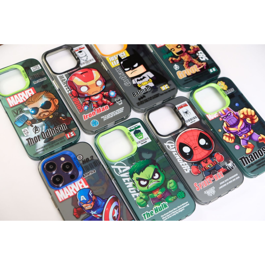 NEW SAVAGE CASE !!  HOLOGRAM AVENGERS IRON MAN HULK SPIDERMAN THOR GROOT THANOS CAPTAIN AMERICA MARVEL HEROES BATMAN IP 14 PROMAX 14 PRO 14 13 PROMAX 13 PRO 13 12 PROMAX 12 PRO 12  11 SOFTCASE