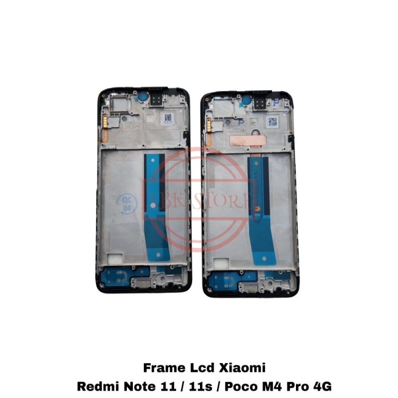 FRAME LCD - TATAKAN LCD XIAOMI REDMI NOTE 11 - 11S / POCO M4 PRO 4G TULANG TENGAH LCD