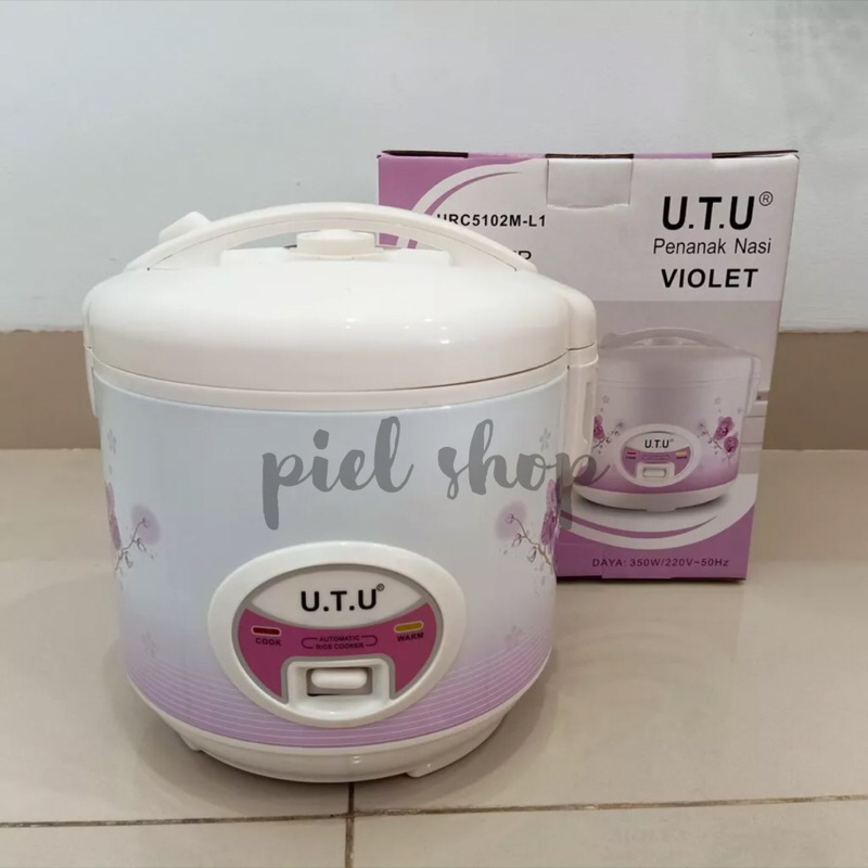 Rice Cooker UTU 1 Liter Violet Magic Com UTU Garansi 1 Tahun