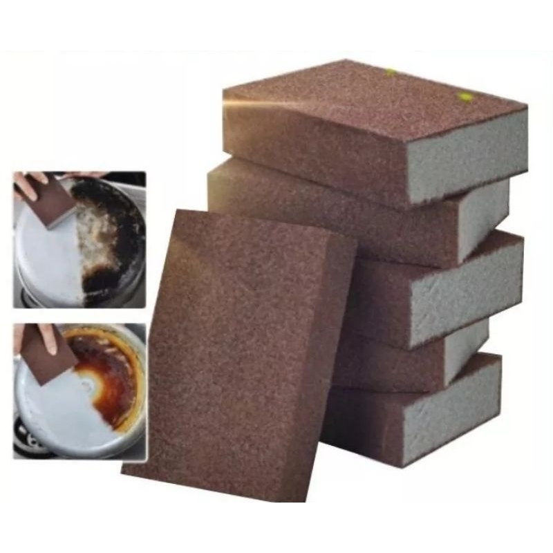 Spons Nano Pembersih Kerak Karat Panci Wajan Magic Sponge Penghilang (1 Pc )
