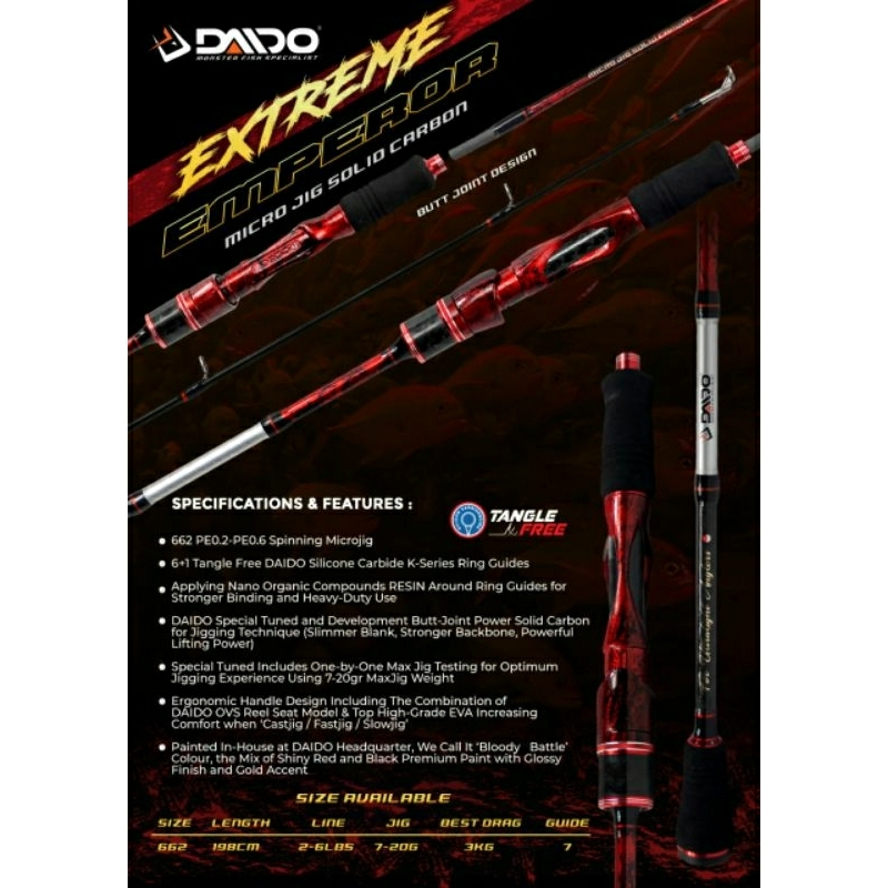 Joran Pancing Daido Emperor Extreme 662