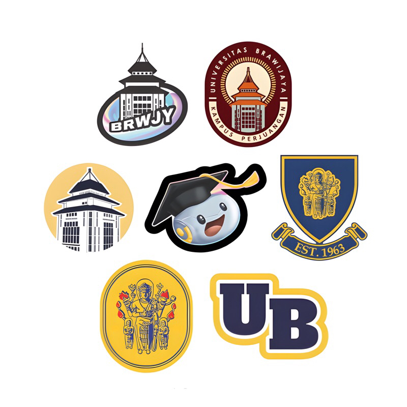 Sticker Kampus Universitas Brawijaya