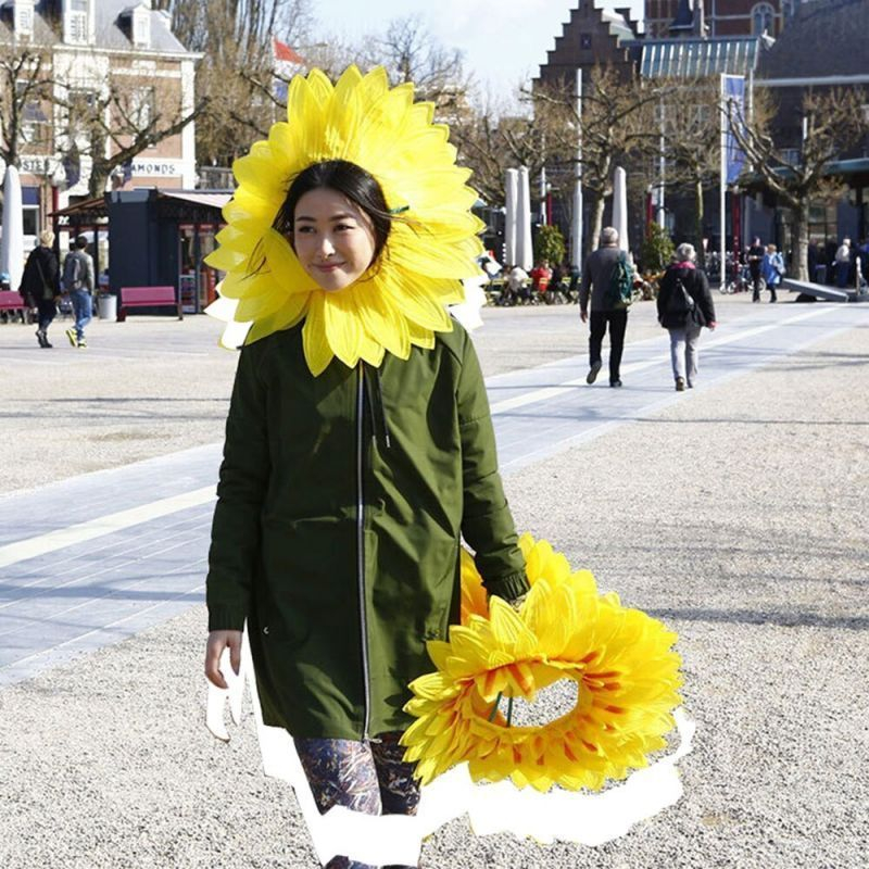 Kostum Bunga Matahari Aksesories Kostum Bando Matahari Anak Sun Flower Bando Aksesoris Pentas Anak &amp; Dewasa