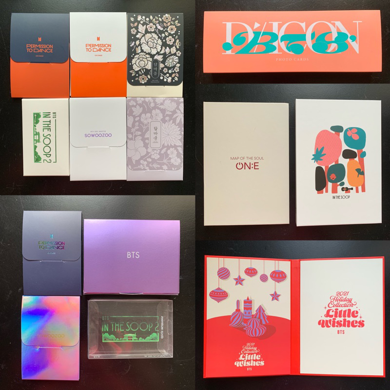 [READY STOCK] KOSONGAN SLEEVE AMPLOP KOTAK BOX POSCA POSTCARD COVER BOOK ONLY MPC BTS ITS IN THE SOO