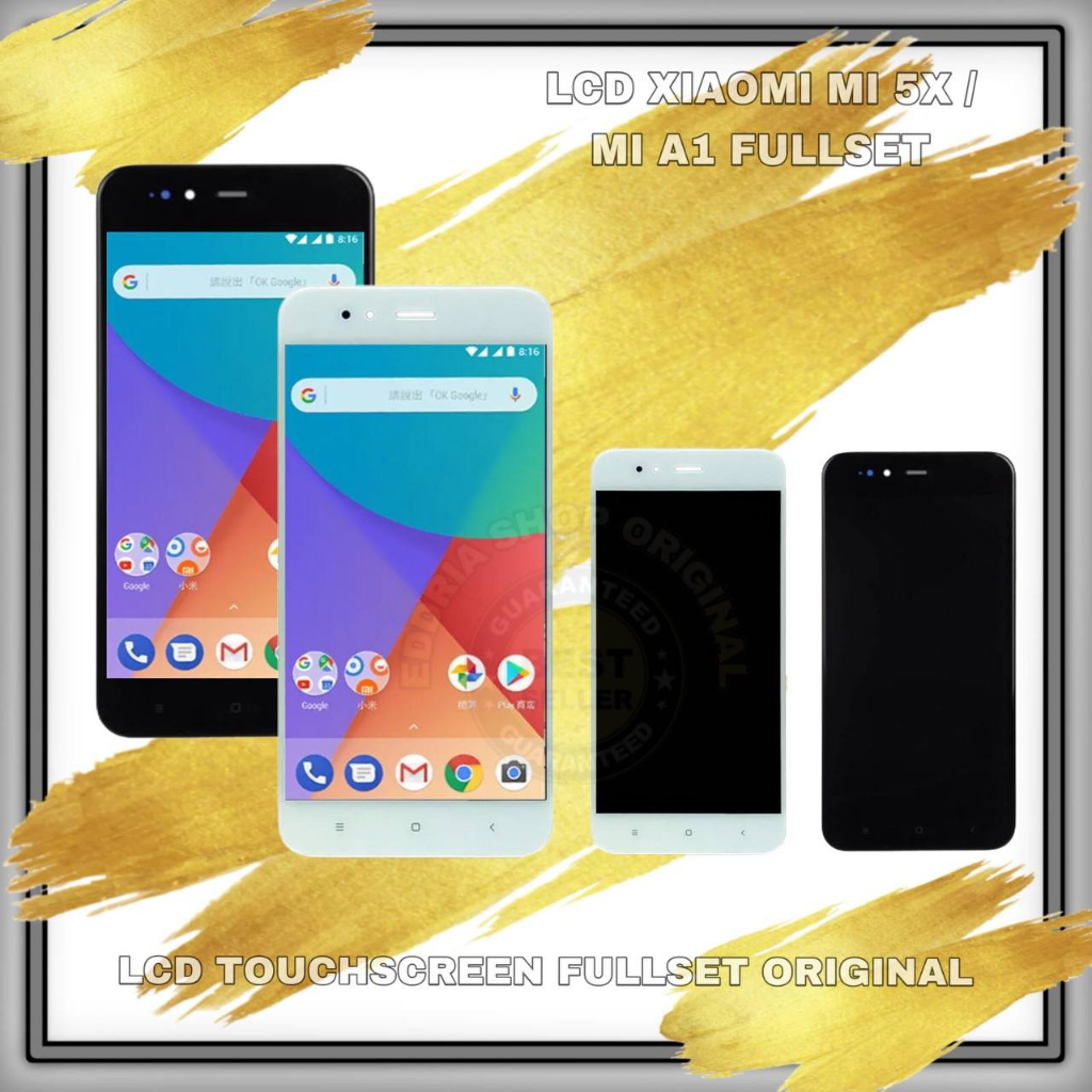 Lcd Touchscreen Xiaomi Mi 5X / Mi A1 Original Fullset New Garansi