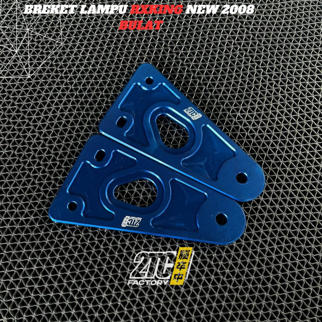 Breket lampu rx king Kuping Lampu Rx King Breket dudukan reflektor kuping lampu Rx king new 2008 bulat cnc