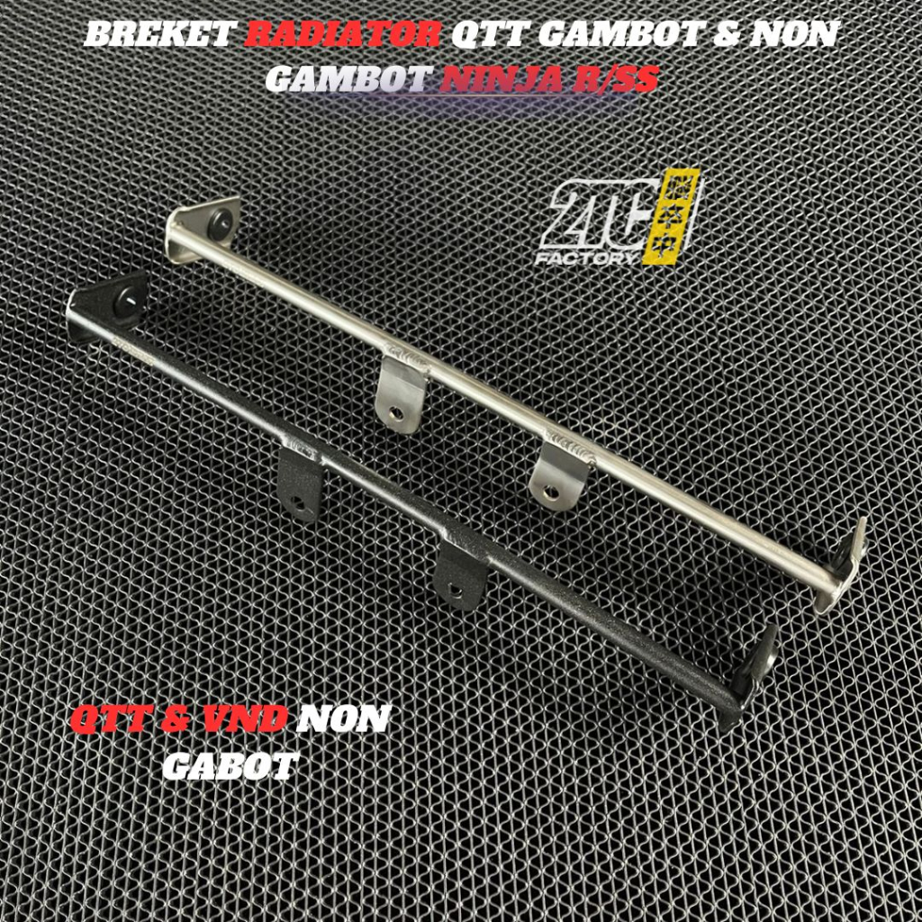 BRACKET SAYAP RADIATOR BPRO SUPPORT SIRIP NINJA R SS KOMBINASI RADIATOR B PRO NON GAMBOT  RADIATOR SPAC RADIATOR QTT STD STAINLESS