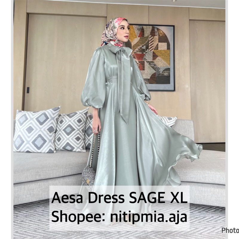 AESA DRESS SAGE XL by Gonegani