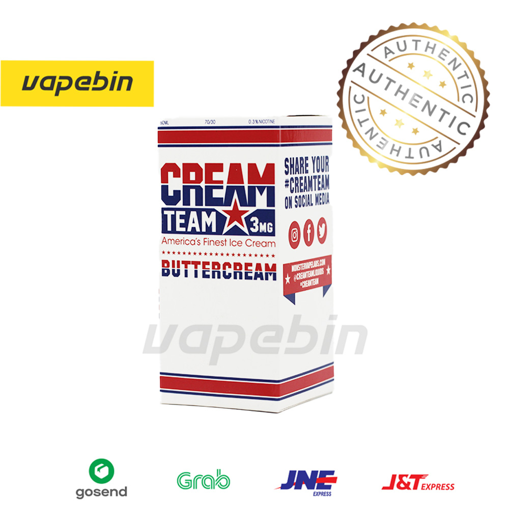 LIQUID CREAM TEAM BUTTERCREAM - LIQUID BUTTERCREAM CREAM TEAM - 60ML