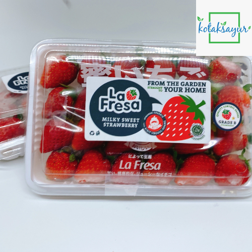 

kotaksayur / Strawberry / La Fresa Beku 500 Gram / Strawberry Beku / Strawberry Frozen / Strawberry Fresh 250 Gram