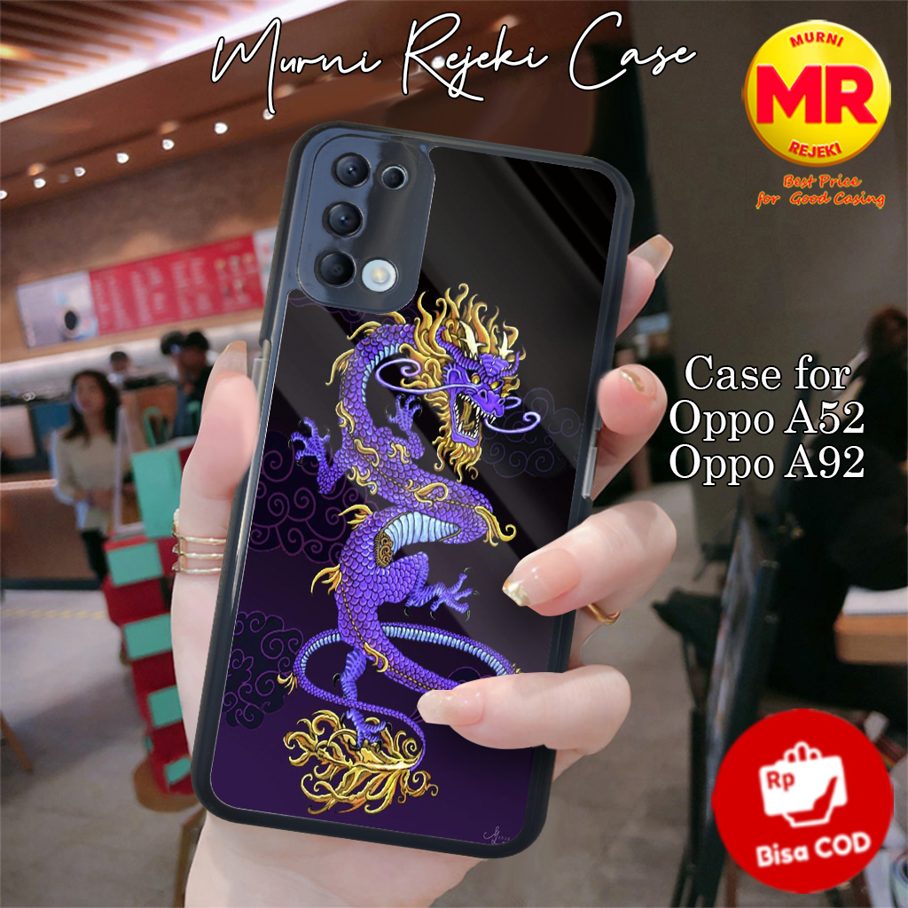 Casing Hp Oppo A52 Oppo A92 Case Oppo A52 A92 Motif DRAGON02 Case Keren Casing Terbaru Case Anime So