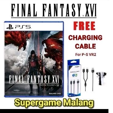 Final Fantasy XVI Deluxe PS5 FF XVI 16 PS 5 Cd Game Gaming Playstation