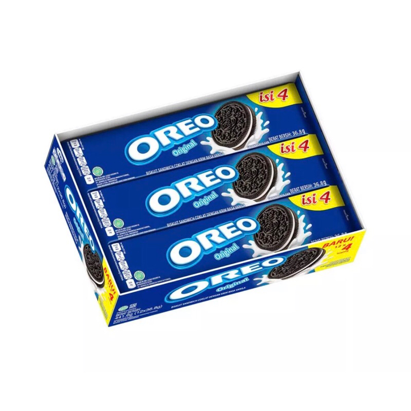 

Oreo 1 Pak( isi 12 x 38g ) 456g