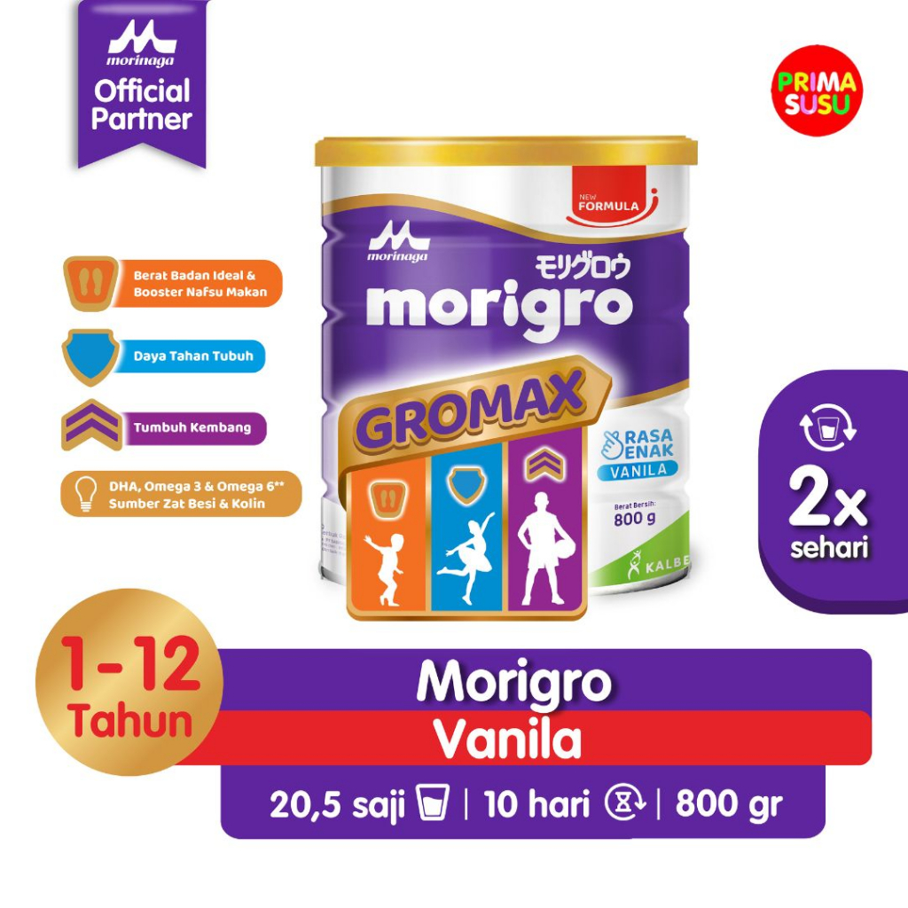 Morigro GROMAX 800GR Vanila, Madu