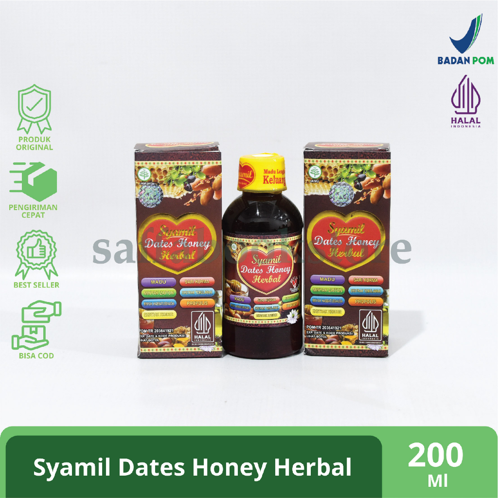 Madu Syamil Dates Honey Syamil Madu Si Buah Hati Dates Honey 200 Ml Original Amil Family Propolis Ha