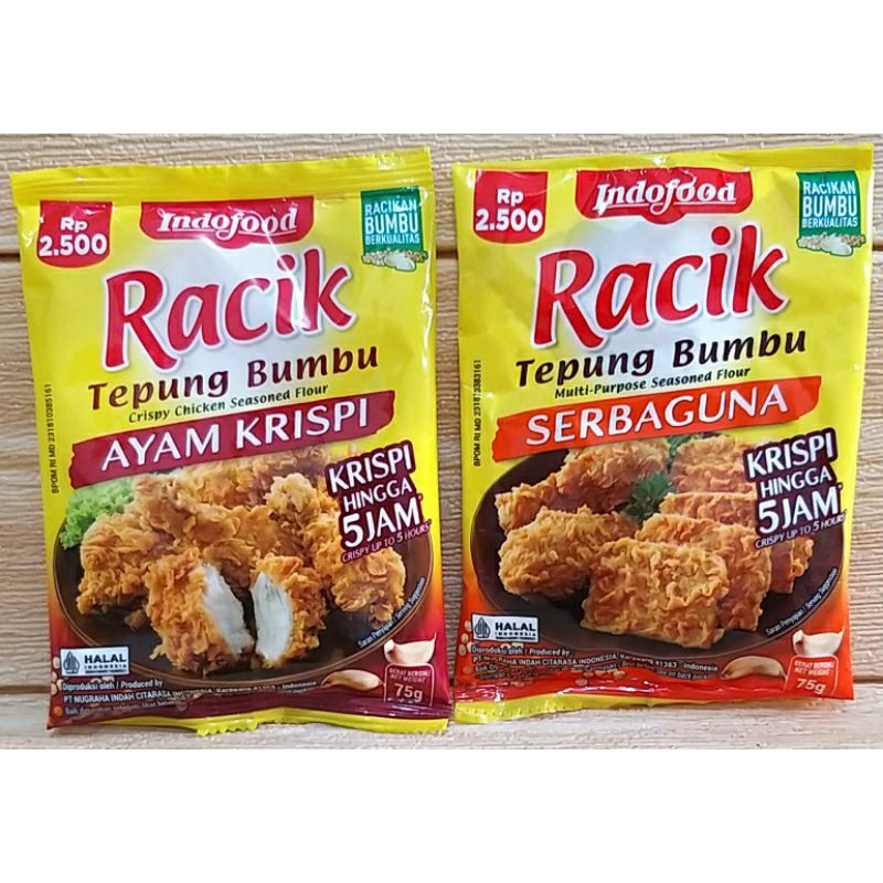 ✔MURAH Racik Tepung Bumbu Ayam Crispy Instan 75gr / Tepung Racik / Tepung Instan