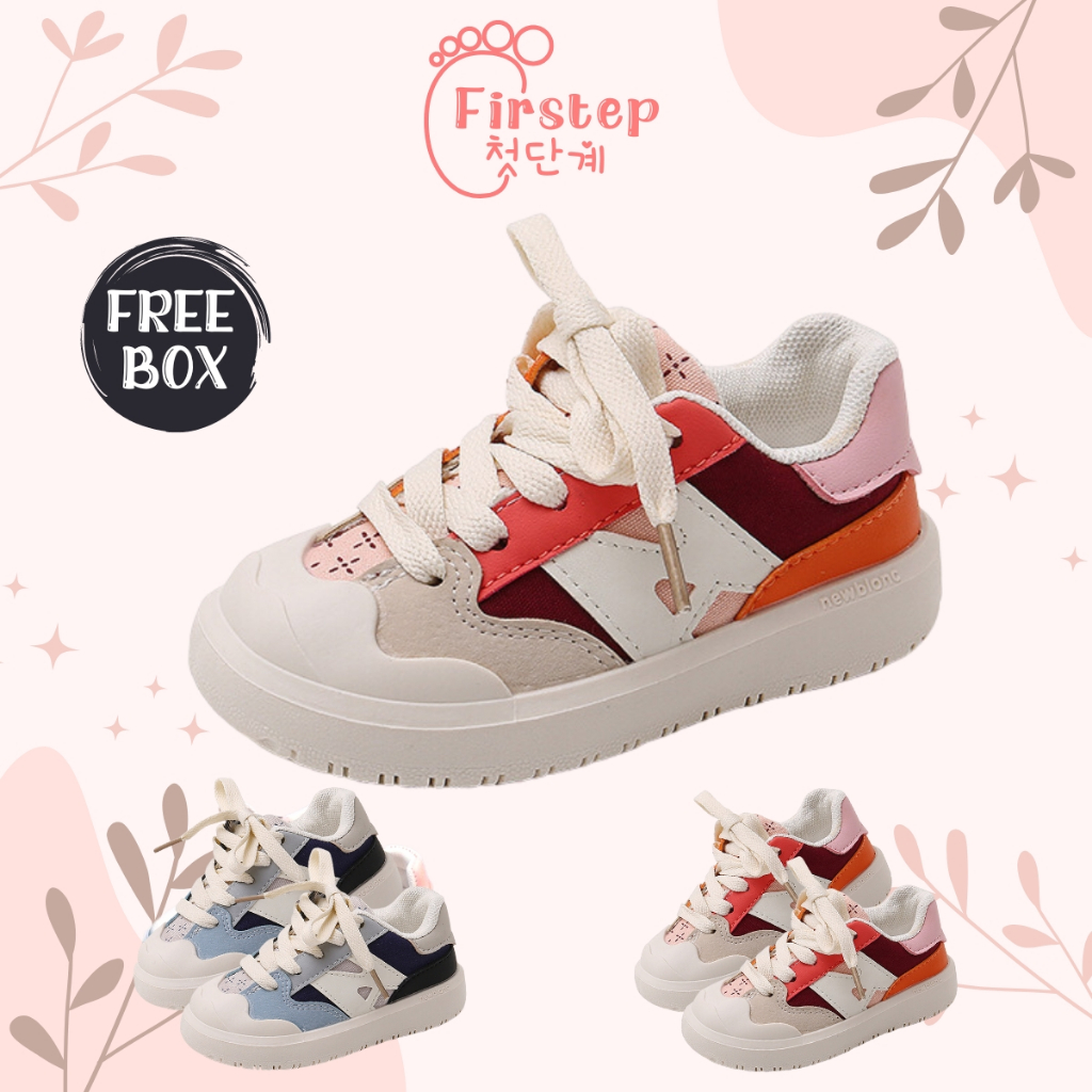 Sepatu Anak Perempuan Dan Laki Laki Import Sneaker Anak Usia 1-5 Tahun FS140