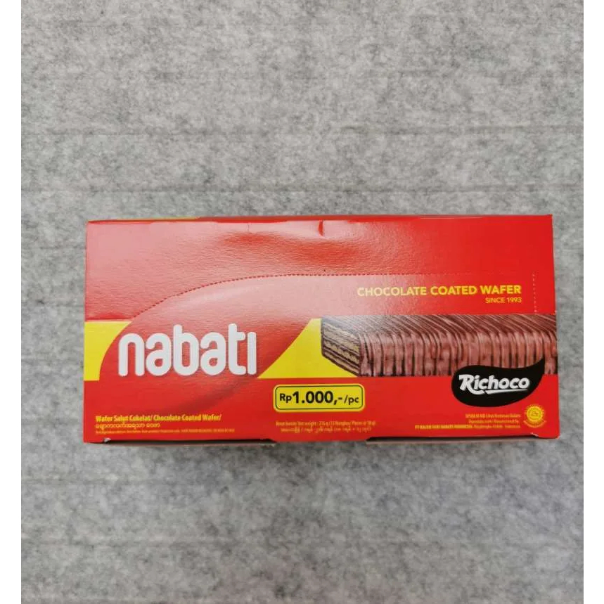 Nabati Coklat Coated wafer [12pcs/box]