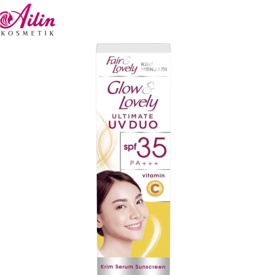 Glow &amp; Lovely Ultimate UV Duo Krim Vitamin C SPF 35 PA+++ 20g | Cram Wajah By AILIN