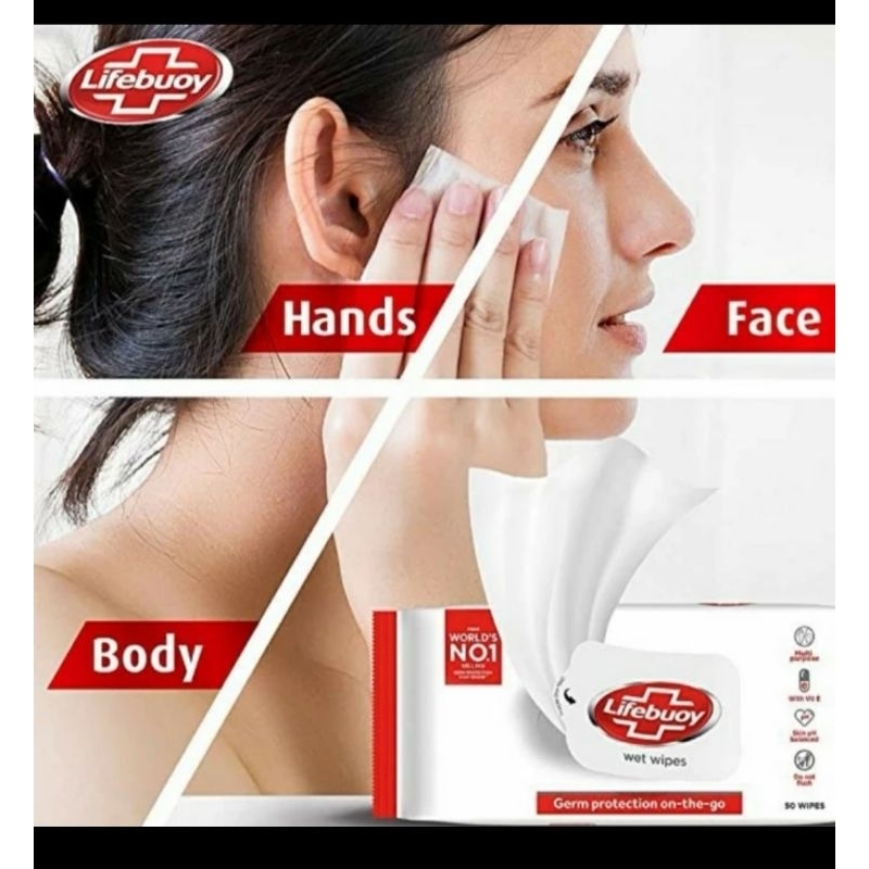 Lifebuoy Wet Wipes 48s x 2