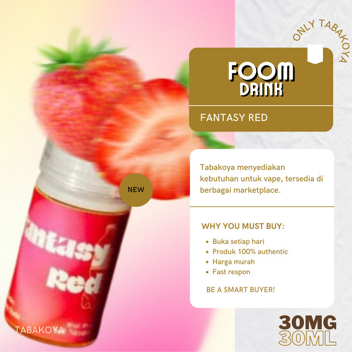 FOOM FANTASY RED 30ML 30MG