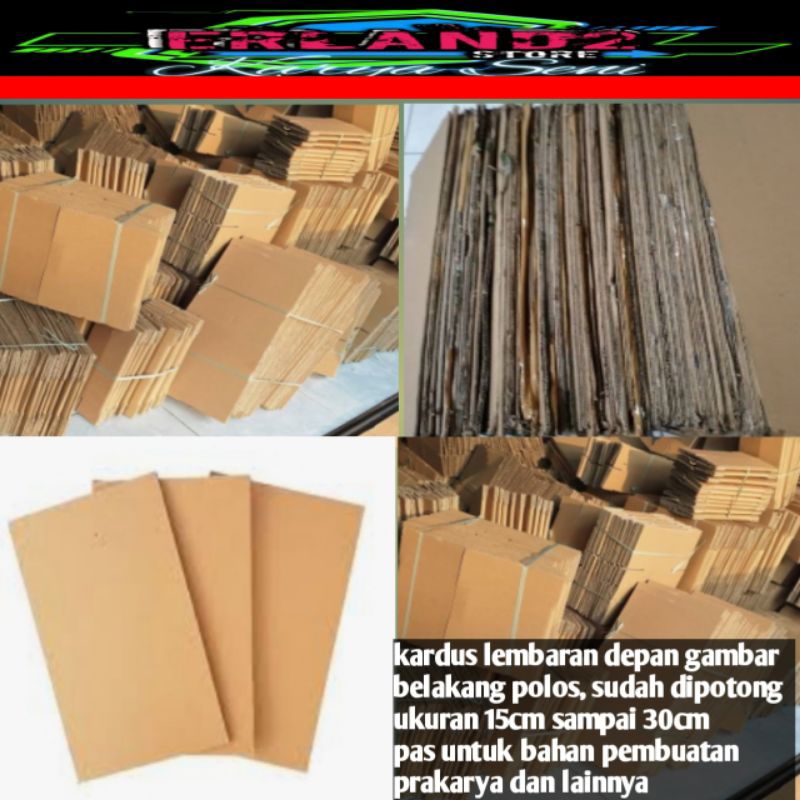 

kardus lembaran 15 sampai 30cm