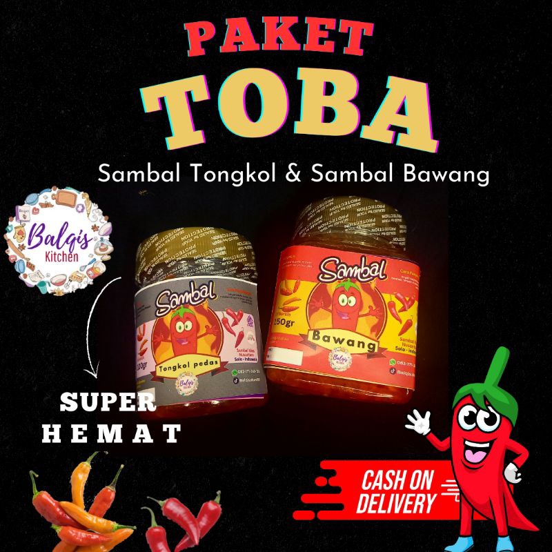 

paket toba < sambel tongkol & bawang >