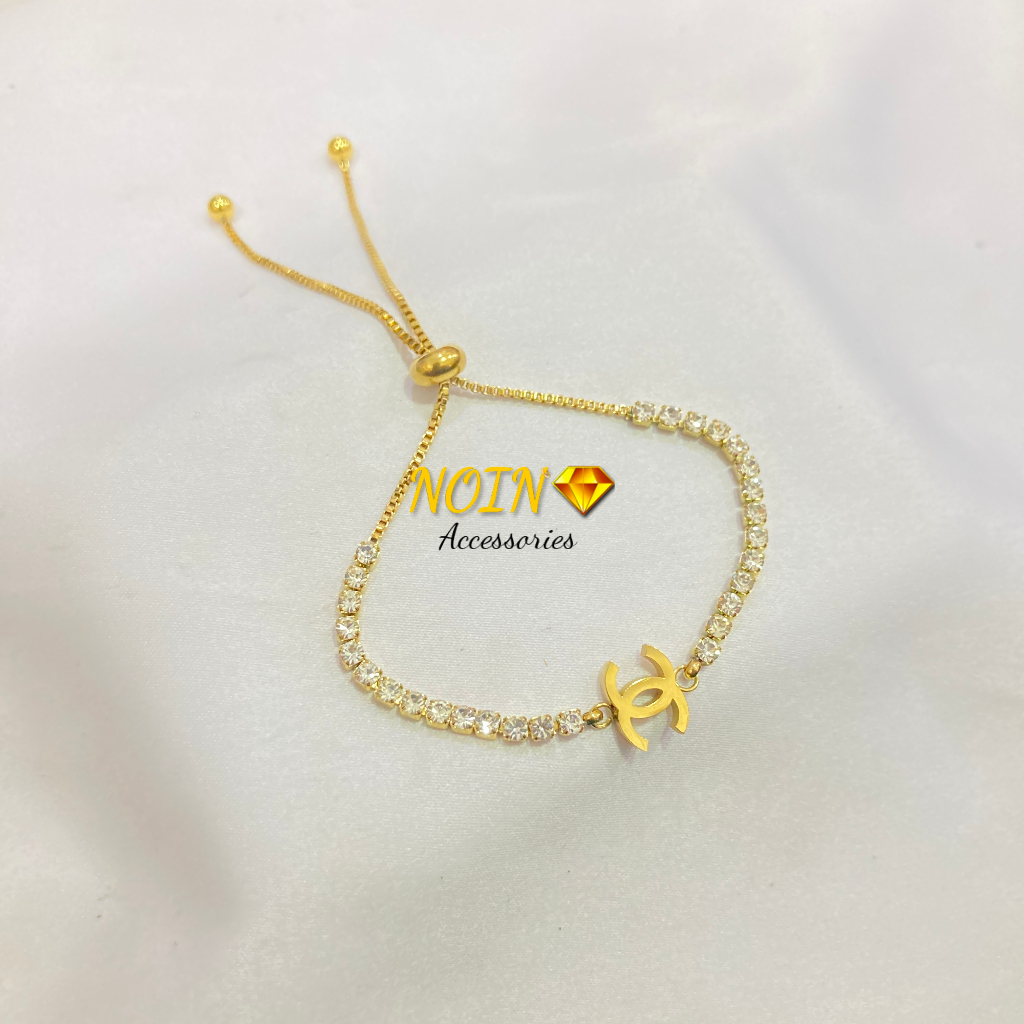 Gelang Titanium Korean Style Anti Karat Anti Alergi Aksesoris Fashion