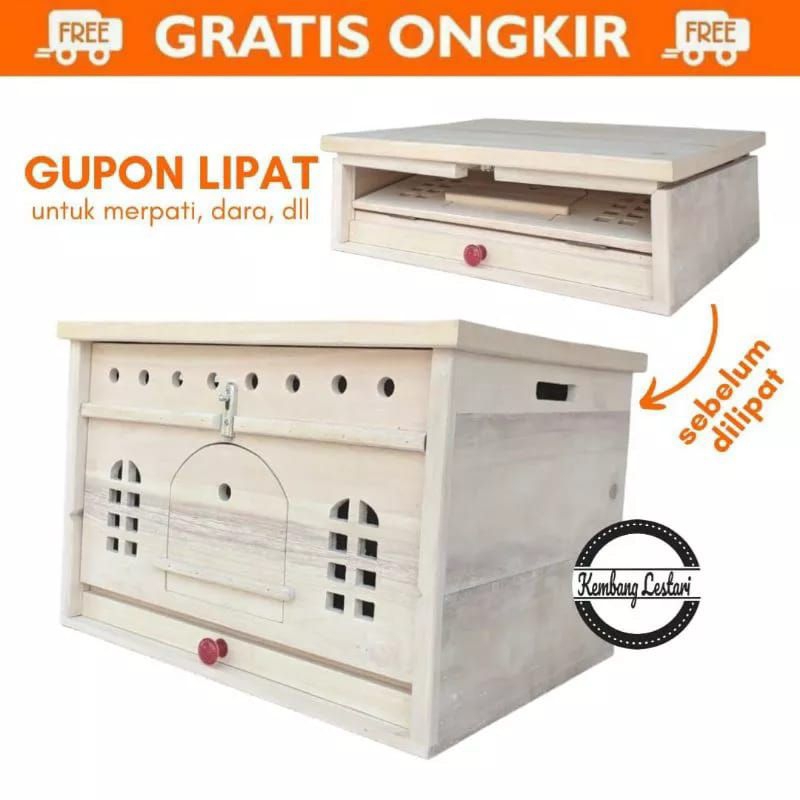 PAGUPON MERPATI LIPAT KANDANG MERPATI LIPAT BOX KAYU MERPATI BISA DILIPAT