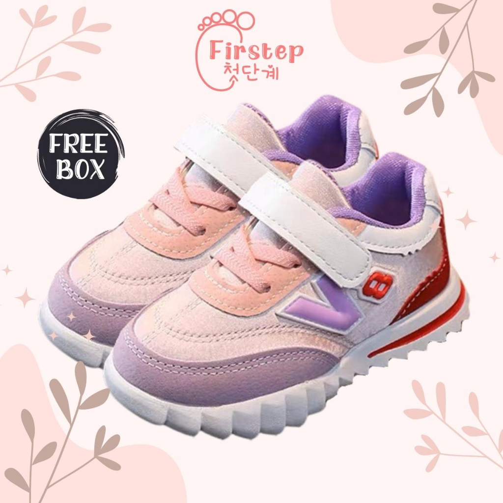 Sepatu Anak Perempuan Dan Laki Laki Import Sneaker Anak Usia 1-5 Tahun FS160