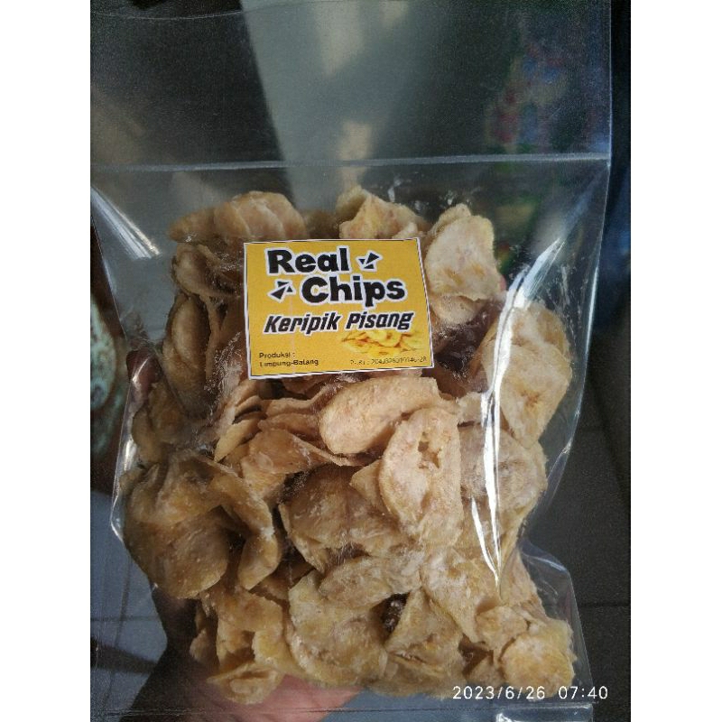 

keripik pisang REALCHIPS vanilla