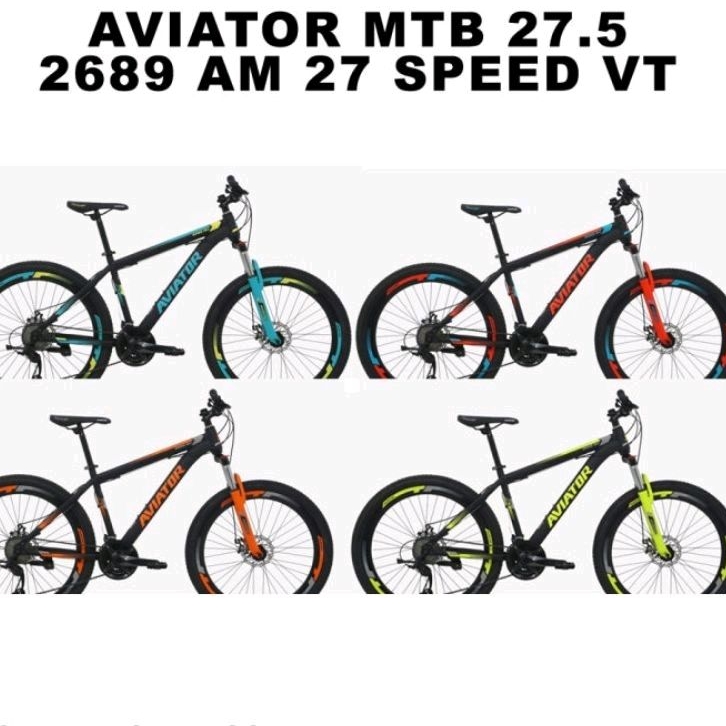 Sepeda gunung murah ukuran 26 dewasa Aviator 2689 AM MTB