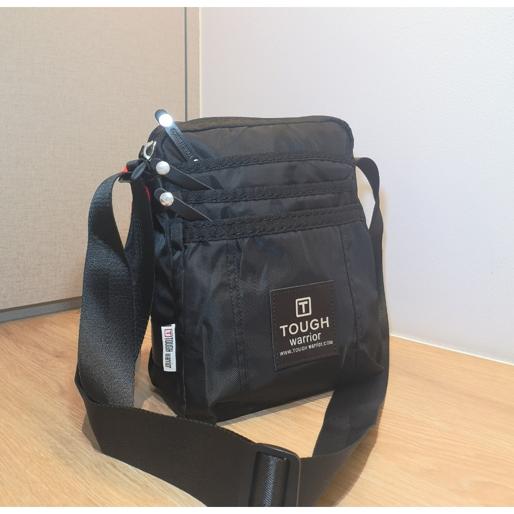 TAS TOUGH ORIGINAL 6 ZIPPER TOUGH 4841 WARRIOR SLING BAG / TAS SELEMPANG BAHU TOUGH WARRIOR / UNISEX