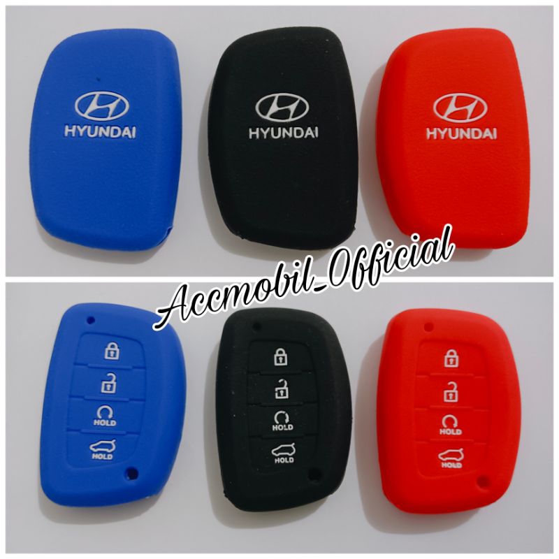 ✨COD✨ Silikon Kunci Remote Casing Mobil HYUNDAI CRETA