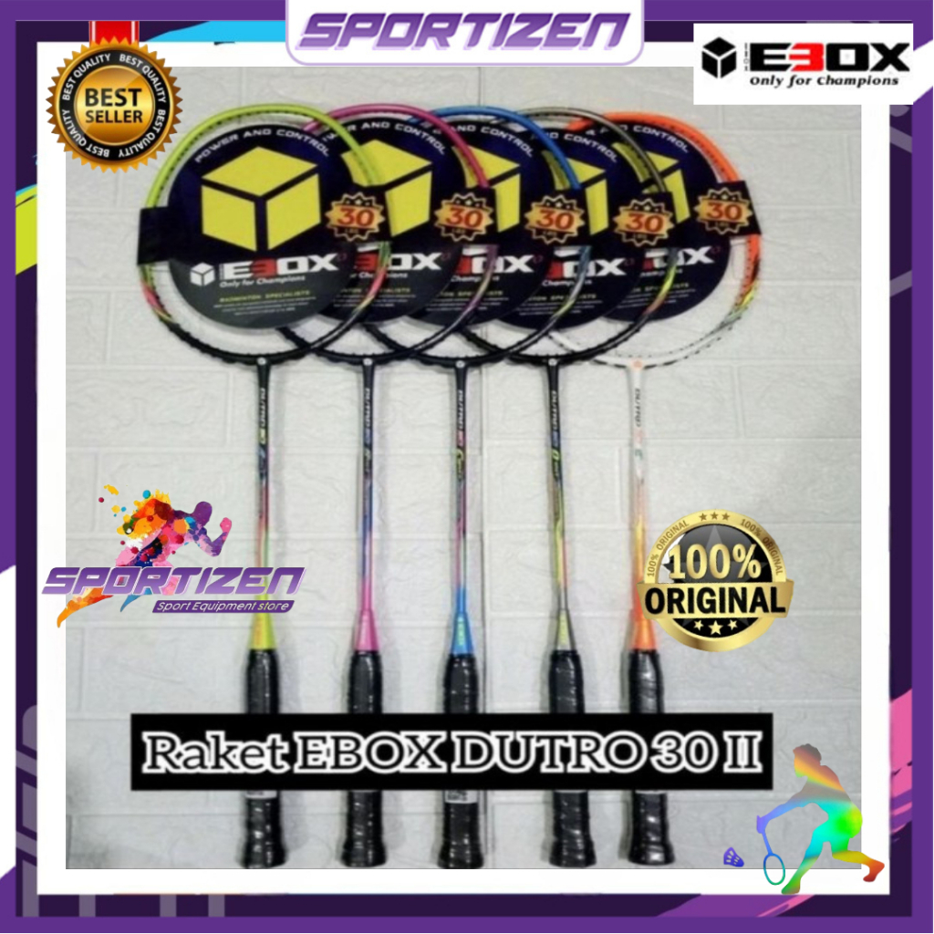 RAKET BADMINTON BULUTANGKIS EBOX DUTRO 30 ORIGINAL