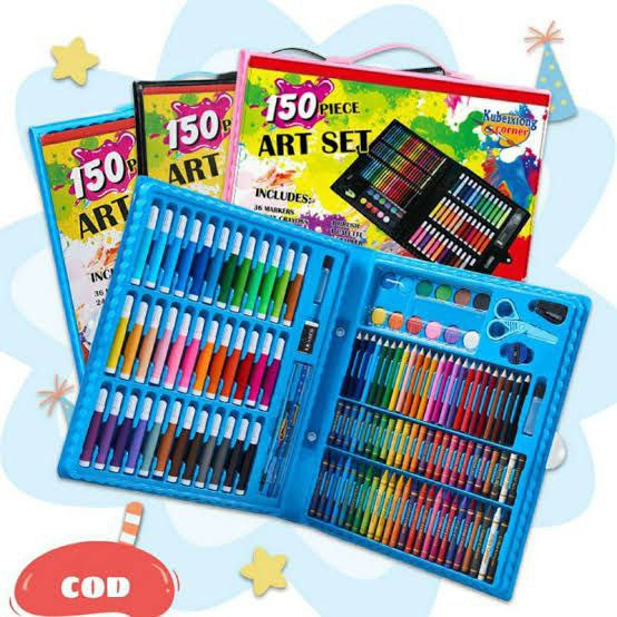 

PENSIL WARNA CRAYON SET COLOURING 150PCS SUPER LENGKAP