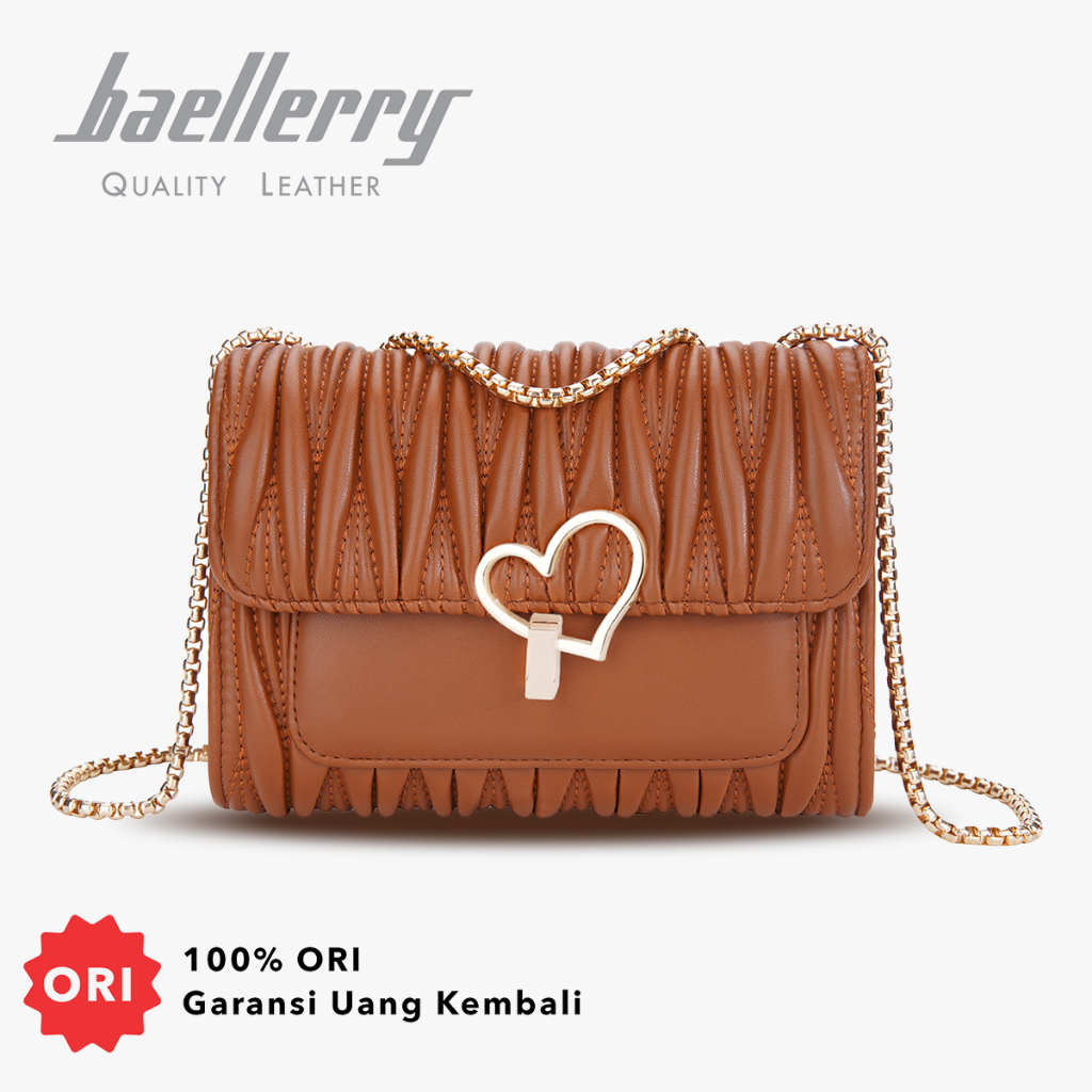 BAELLERRY N3252 Tas Selempang Wanita Bahan Kulit PU Leather Premium WATCHKITE WKOS