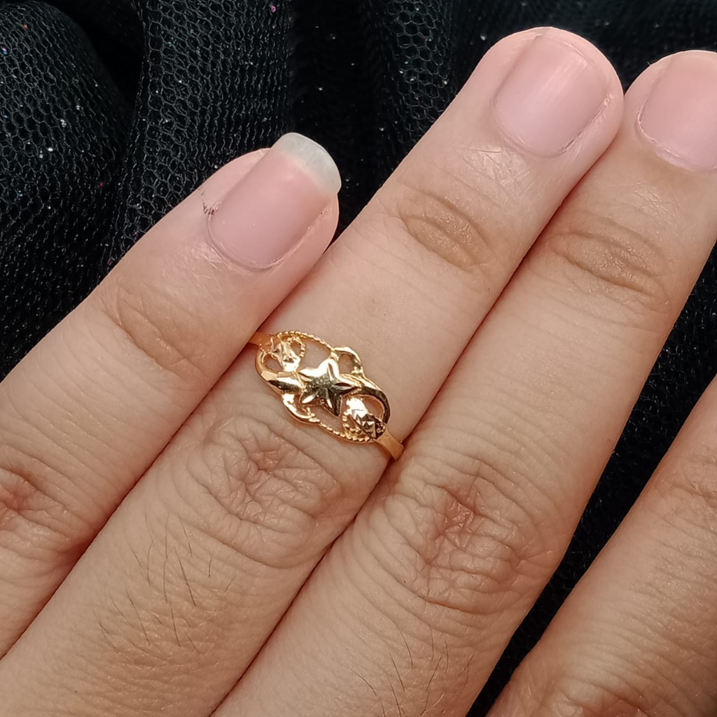 Cincin Anak Emas 17K -  0.85 Gr Kadar 750 - CMS000000016